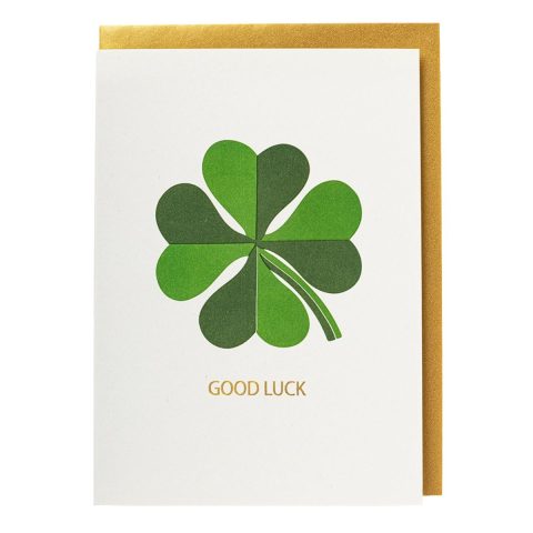 Kartka okolicznościowa  Good Luck Clover