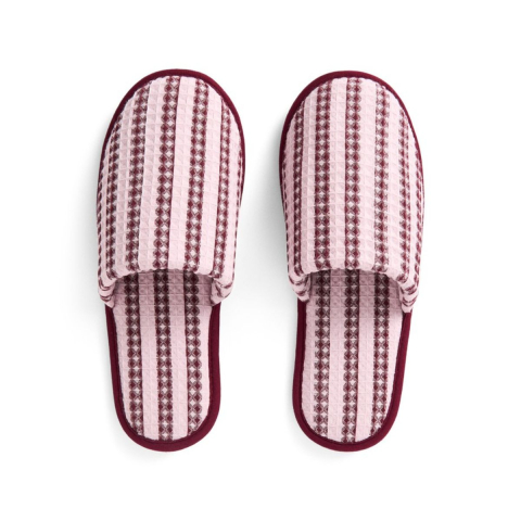 Kapcie Waffle Slippers Stripe Cool Pink