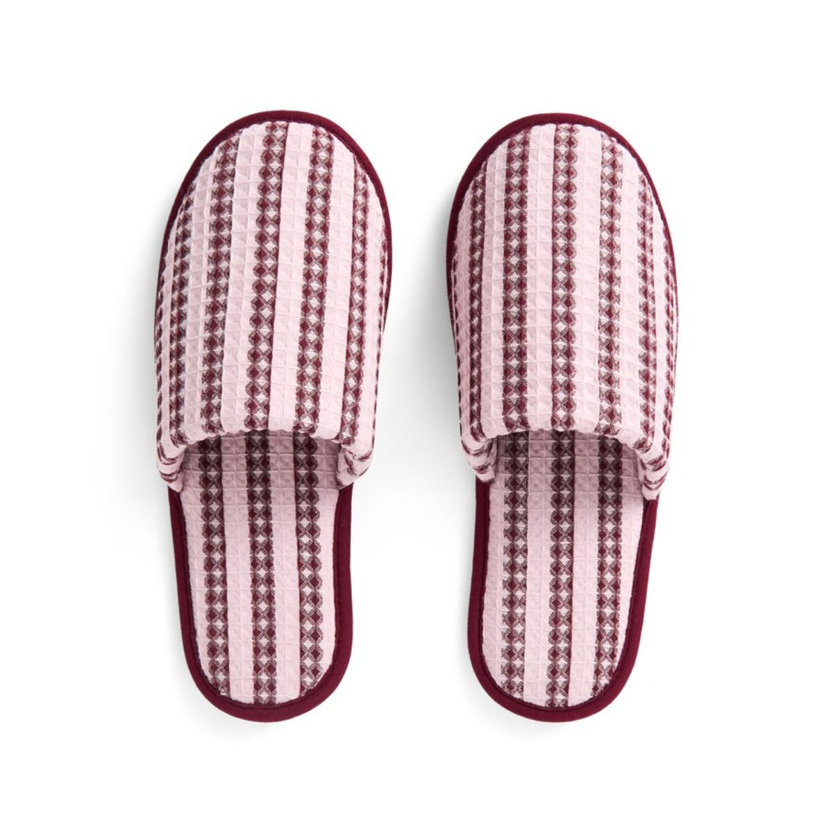 Kapcie Waffle Slippers Stripe Cool Pink