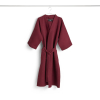 Szlafrok Waffle Bathrobe Burgundy