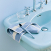 Ręczniczek Stripe Wash Cloth Dusty Blue