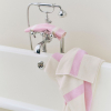 Ręczniczek Stripe Wash Cloth Cool Pink