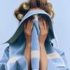 Ręcznik do rąk Stripe Hand Towel Dusty Blue