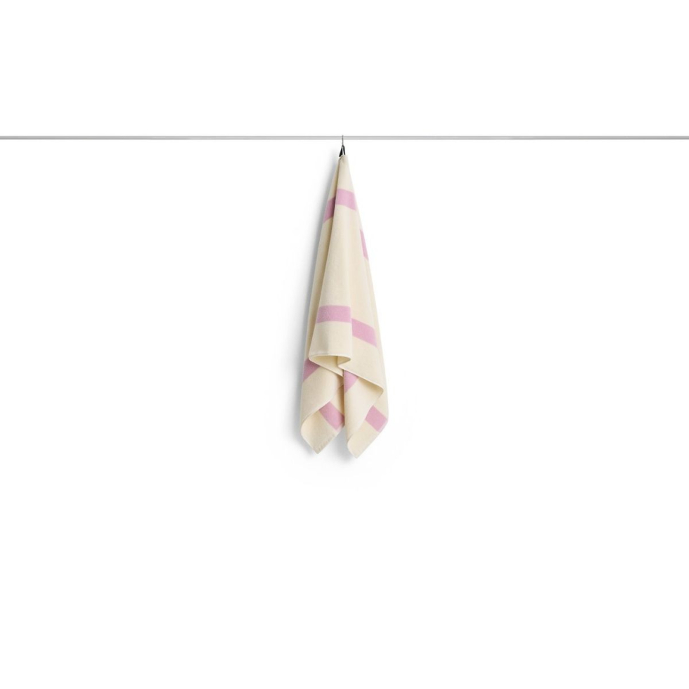 Ręcznik kąpielowy Stripe Bath Towel Cool Pink