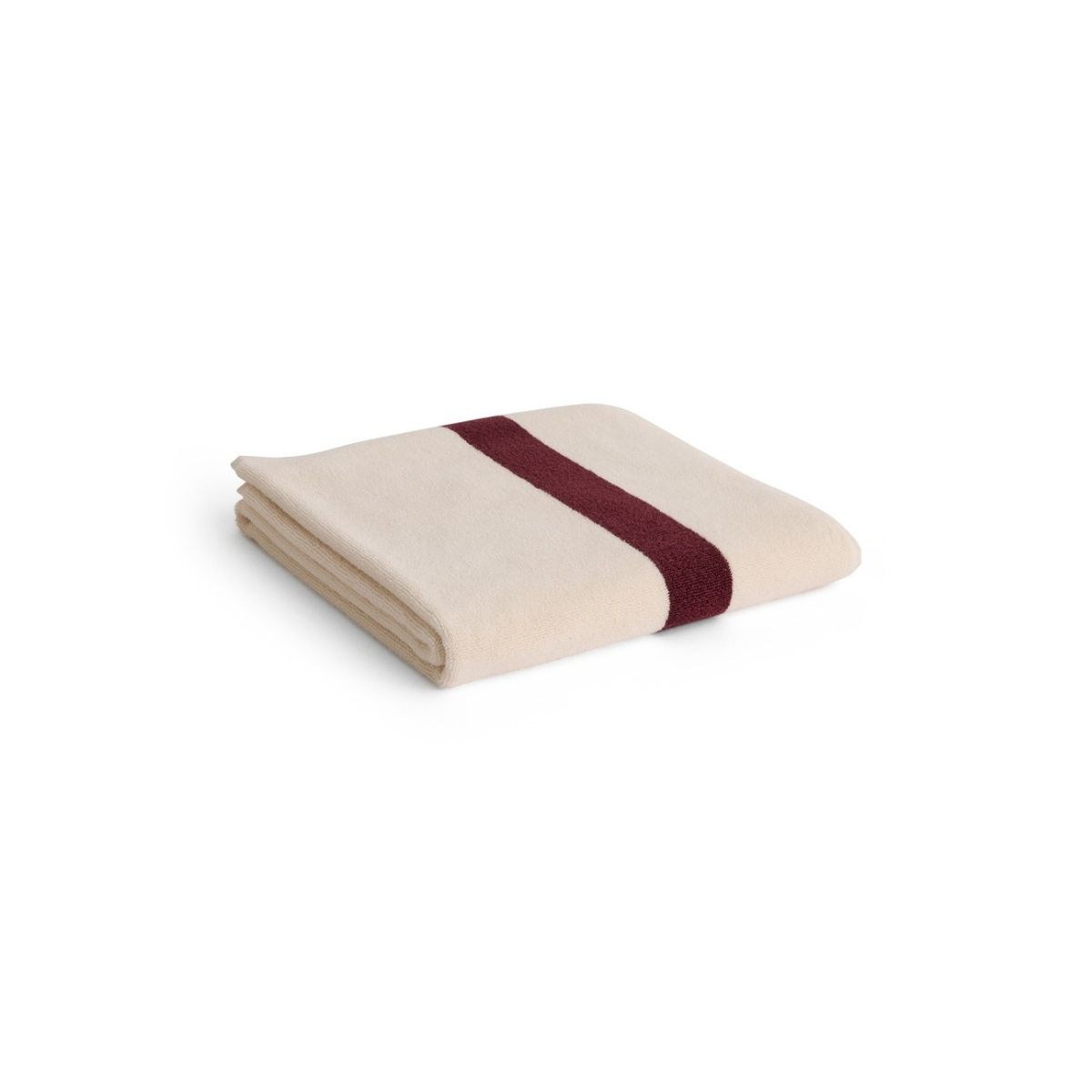 Ręcznik kąpielowy Stripe Bath Towel Burgundy