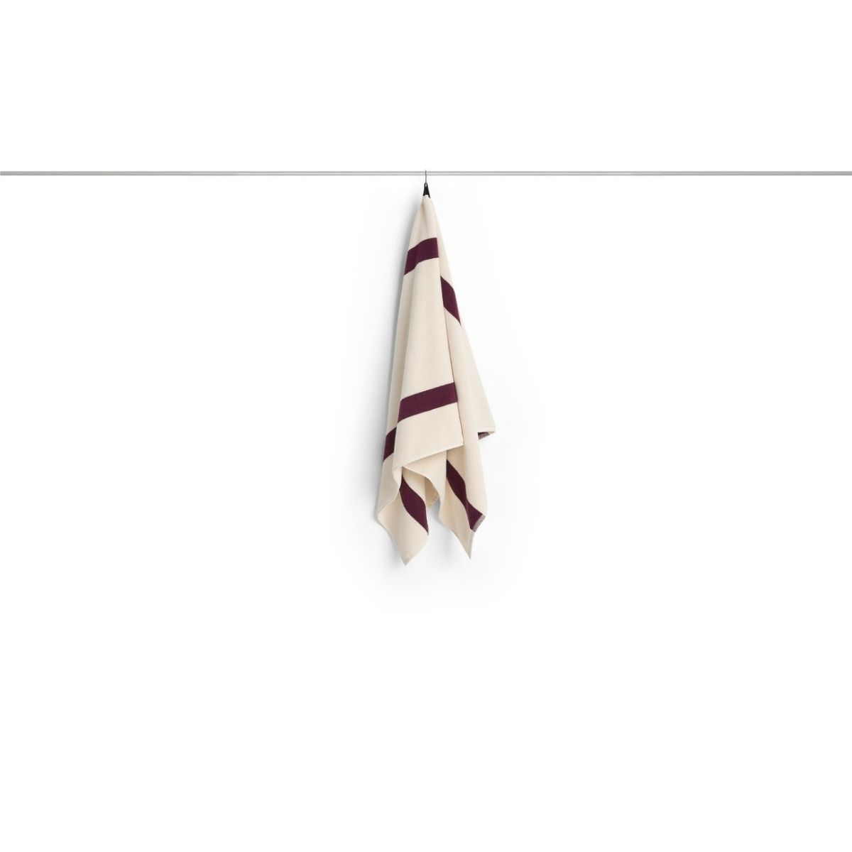 Ręcznik kąpielowy Stripe Bath Towel Burgundy