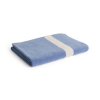Duży ręcznik kąpielowy Stripe Bath Sheet Dusty Blue