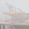 Zestaw kieliszków koktajlowych Tint Coupe Glass Set of 2 Pink