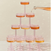 Zestaw kieliszków koktajlowych Tint Coupe Glass Set of 2 Pink