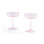 Zestaw kieliszków koktajlowych Tint Coupe Glass Set of 2 Pink