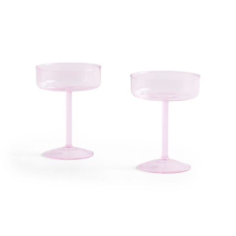 Zestaw kieliszków koktajlowych Tint Coupe Glass Set of 2 Pink