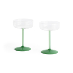Zestaw kieliszków koktajlowych Tint Coupe Glass Set of 2 Jade Light Green