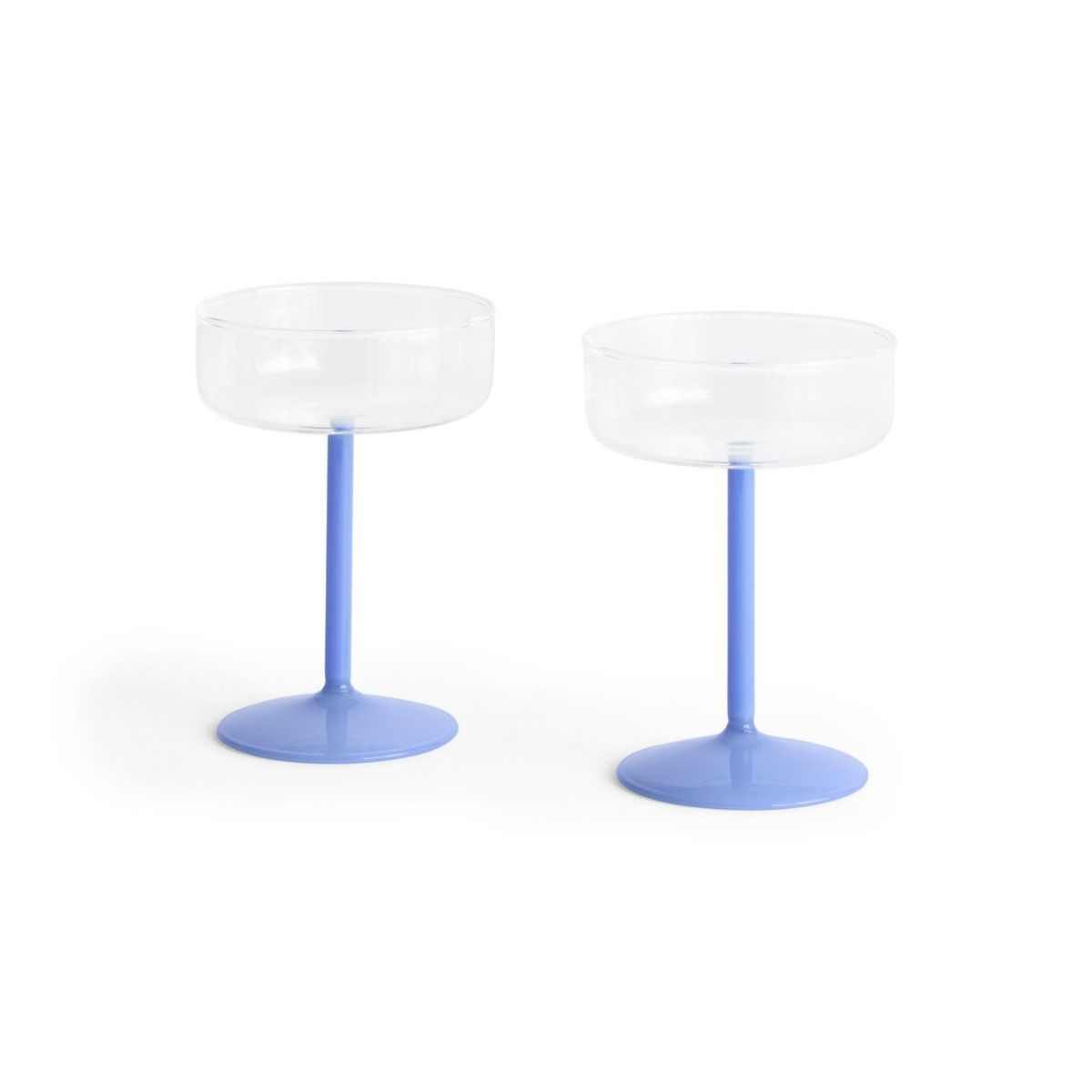 Zestaw kieliszków koktajlowych Tint Coupe Glass Set of 2 Blue