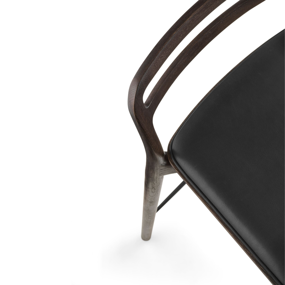 Krzesło barowe 484 Dark oak
