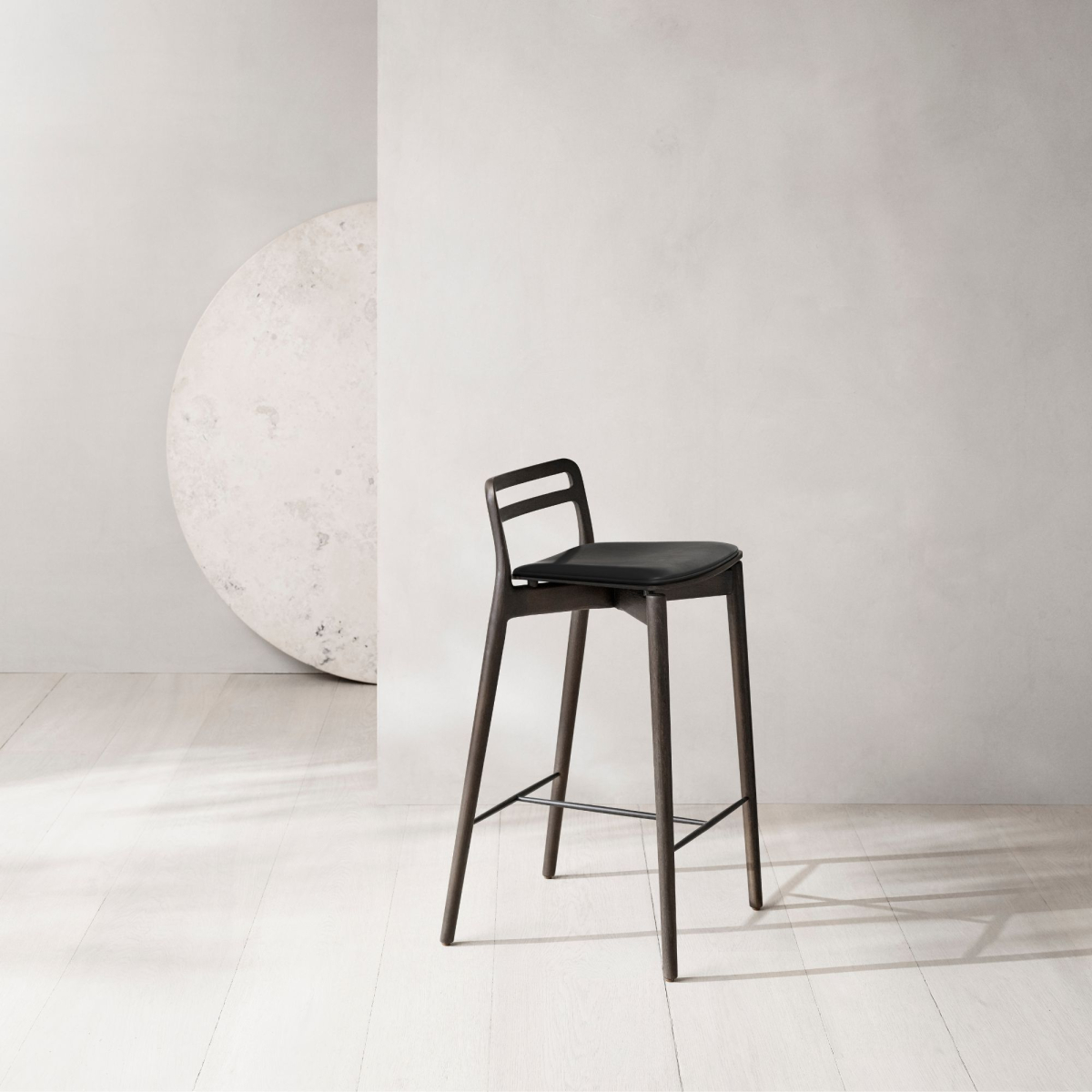 Krzesło barowe 484 Dark oak