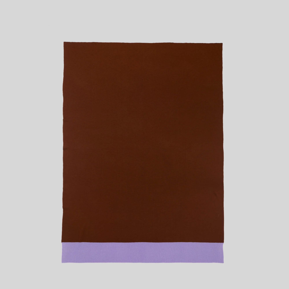Pled Merino Blue Brown Lilac
