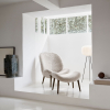 Fotel Lodge 466 Off White