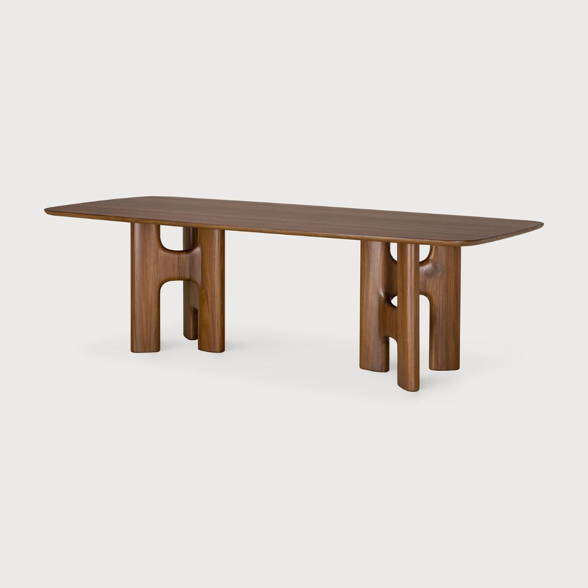 Stół mahoniowy brązowy Flow 250cm