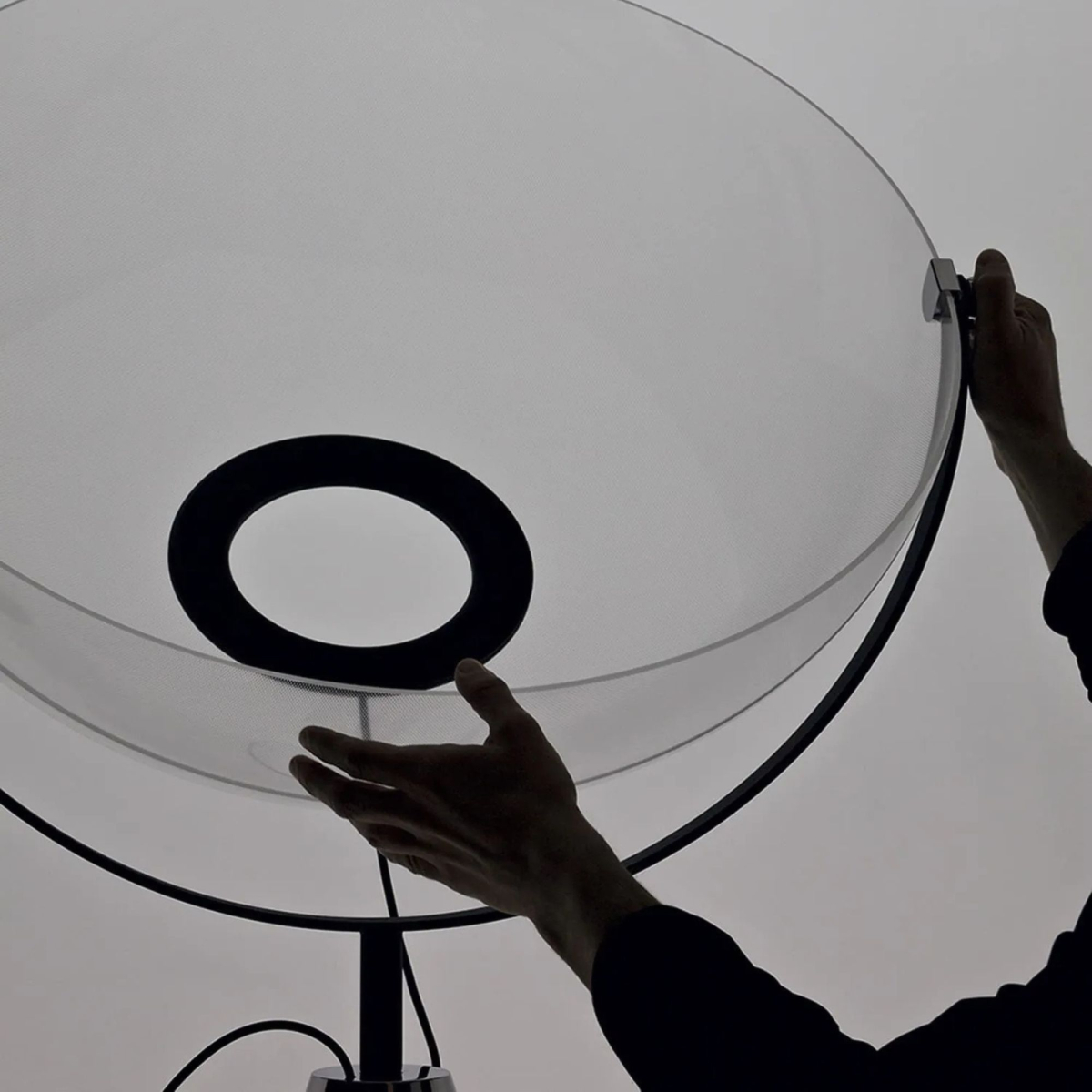Lampa podłogowa Demì Moon White