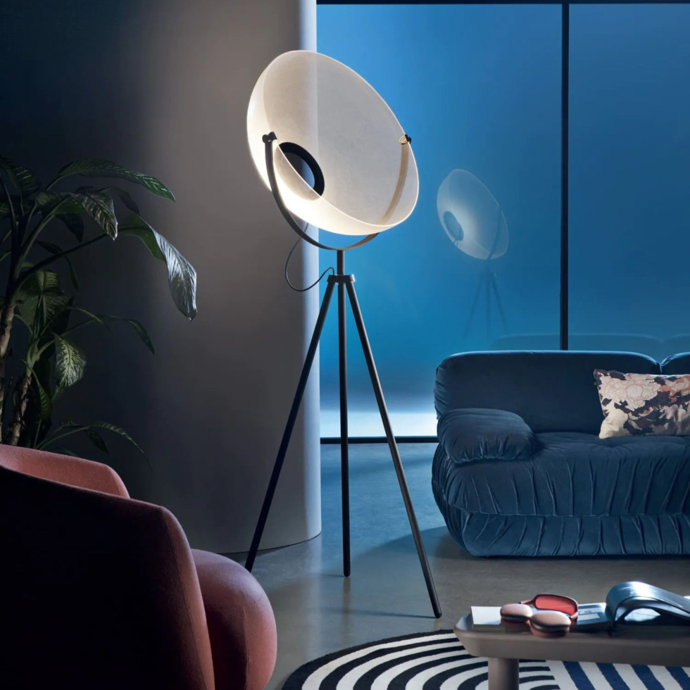 Lampa podłogowa Demì Moon Black