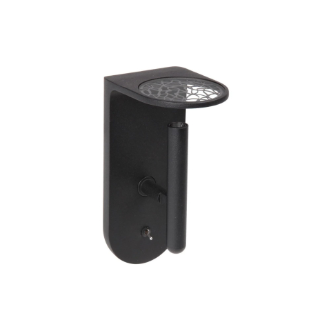 Lampa ścienna 2Nights with switch Black