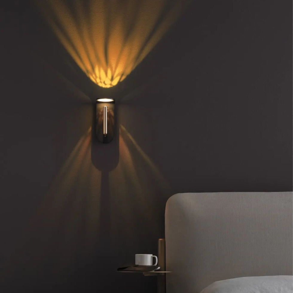 Lampa ścienna 2Nights with switch Black