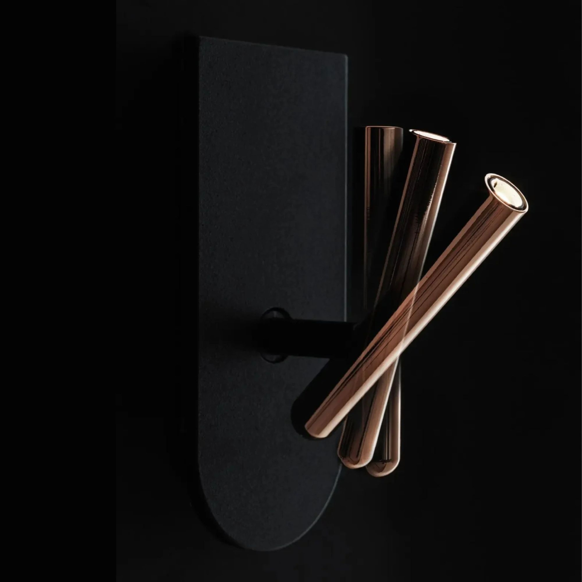 Lampa ścienna 2Nights with switch Black