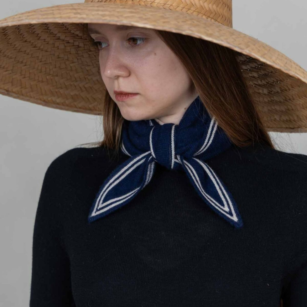 Szal Bronte Navy