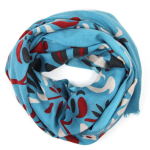 Szal wełniany Yvonna Turquoise