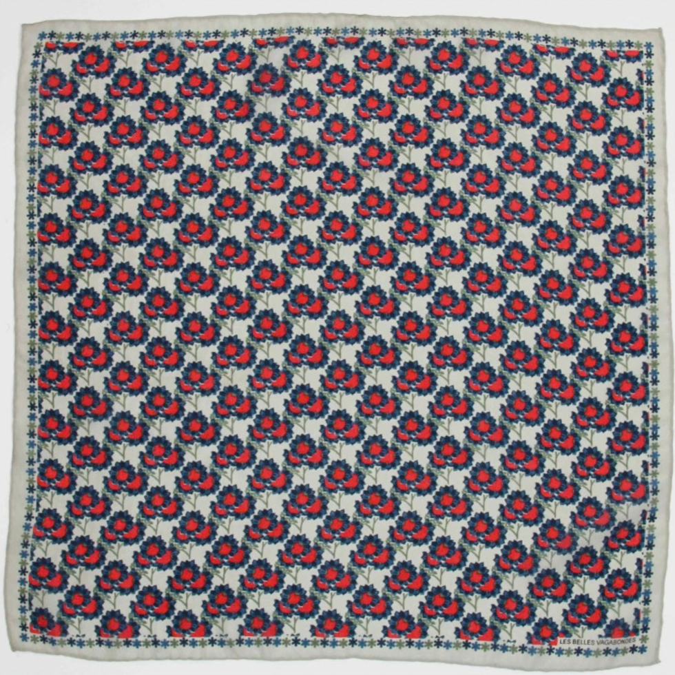 Apaszka jedwabna Mini Tournesol Beige