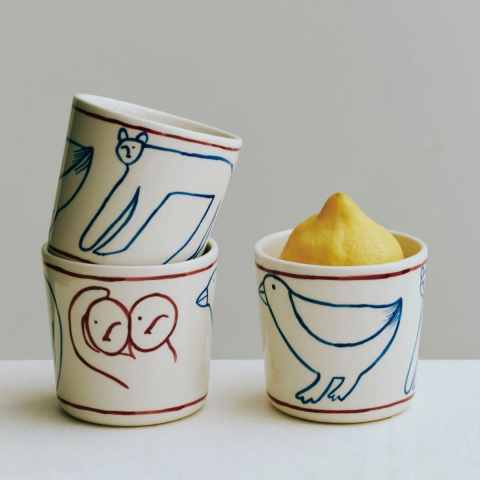 Kubek La Pittura Cup Postage Stamp