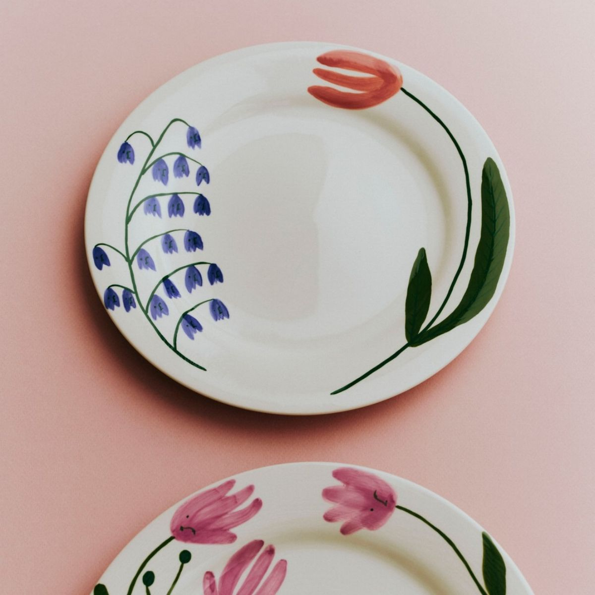 Talerz La Pittura Plate Wild flower Klokkeblomst