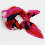 Apaszka jedwabna Mini Pendule Fuchsia