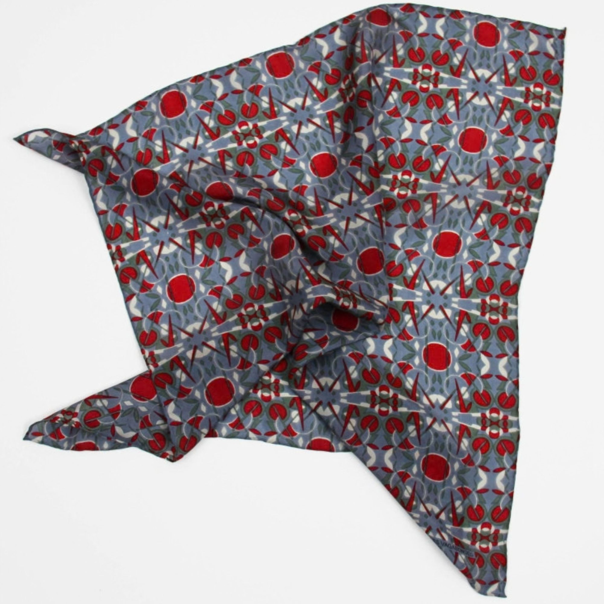 Apaszka jedwabna Mini Ephemere Rouge
