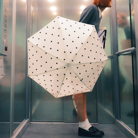 Parasolka kompaktowa Anny White & Polka Dots