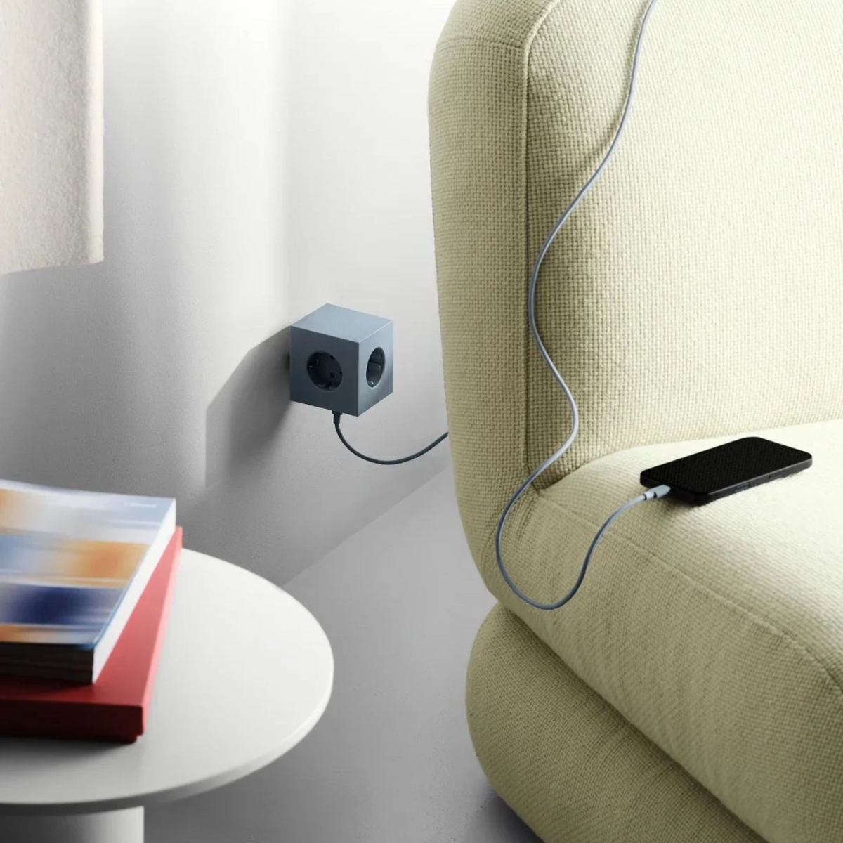Listwa zasilająca Square 2 USB-C Socket Extender Niebieski