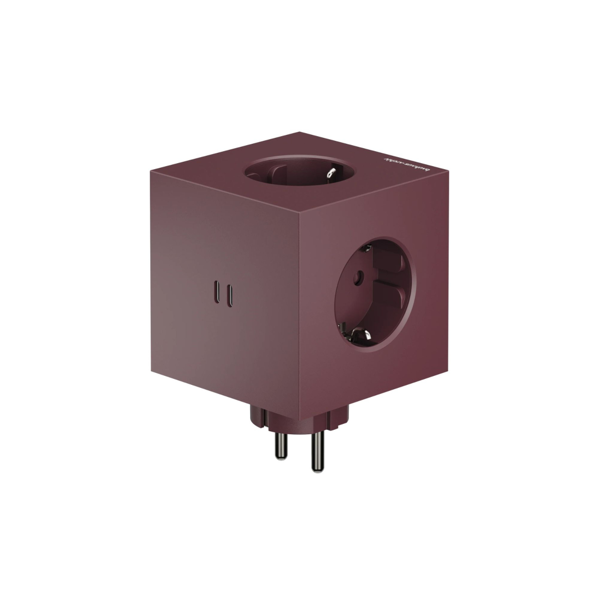 Listwa zasilająca Square 2 USB-C Socket Extender Bordowy