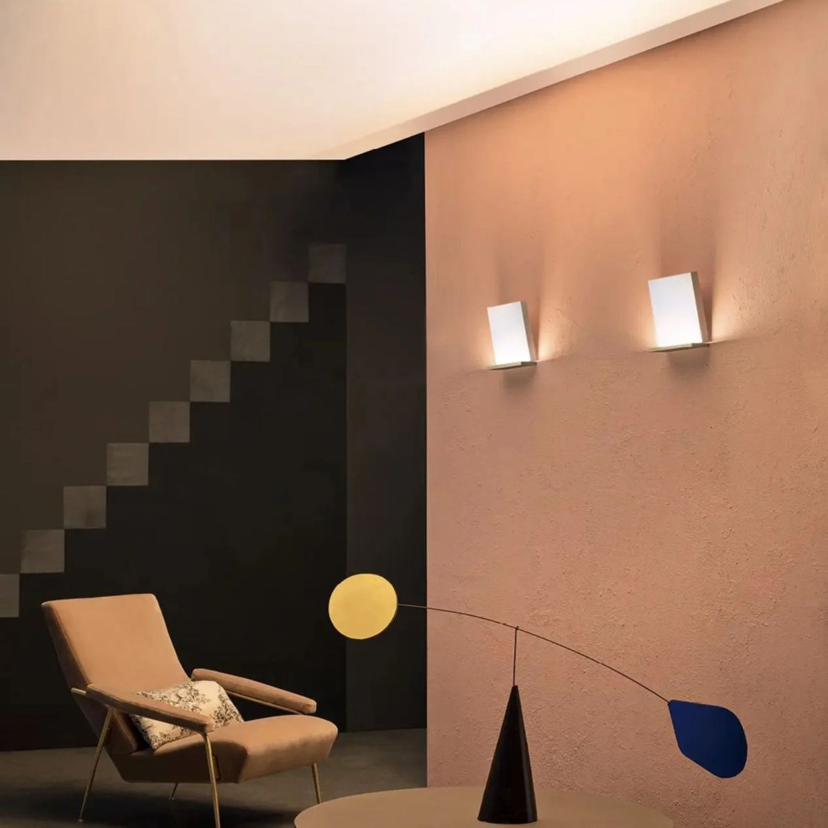 Lampa ścienna Inbilico Black