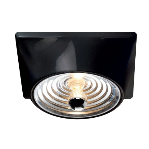 Lampa ścienna/sufitowa Goletta Black - Aluminium