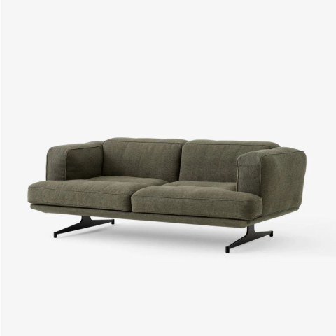 Sofa Inland 2 osobowa AV22 Clay 0014 + lampka przenośna Setago JH27
