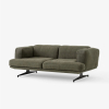 Sofa Inland 2 osobowa AV22 Clay 0014 + lampka przenośna Setago JH27