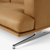 Sofa Inland 3 osobowa Noble Cognac + lampka przenośna Como SC53 Aluminium