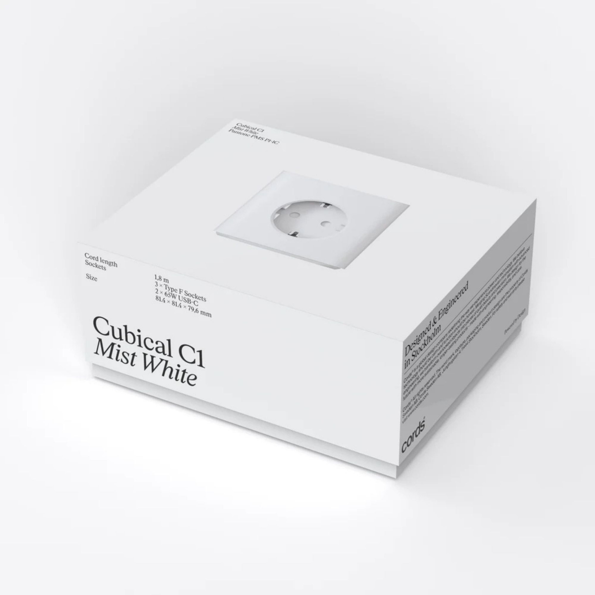 Przedłużacz Cubical C1 Mist White