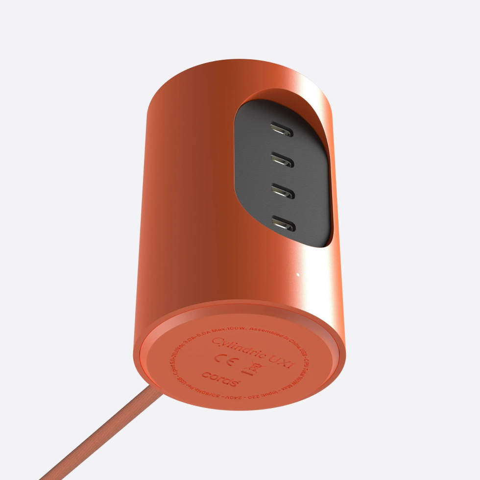 Ładowarka Cylindric UX1 Electric Ora​nge