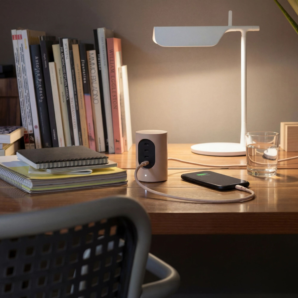 Ładowarka Cylindric UX1 ​Pale Pink