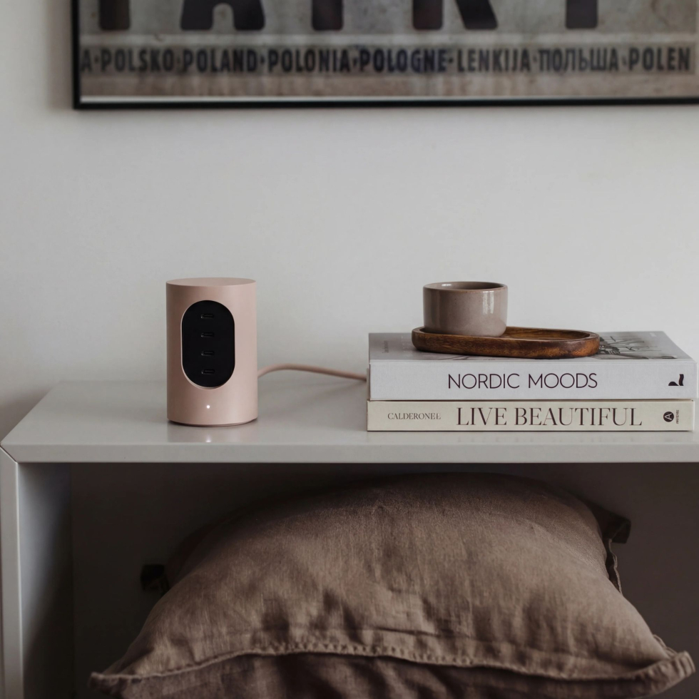 Ładowarka Cylindric UX1 ​Pale Pink