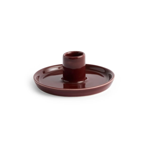 Świecznik Disc S Chestnut Brown