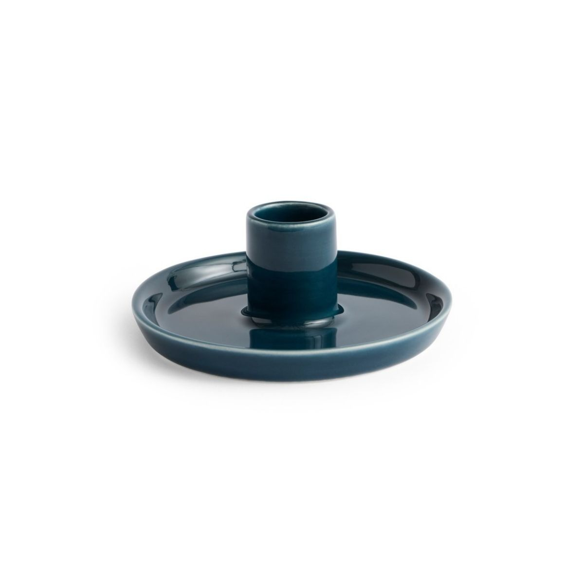 Świecznik Disc S Dark Teal