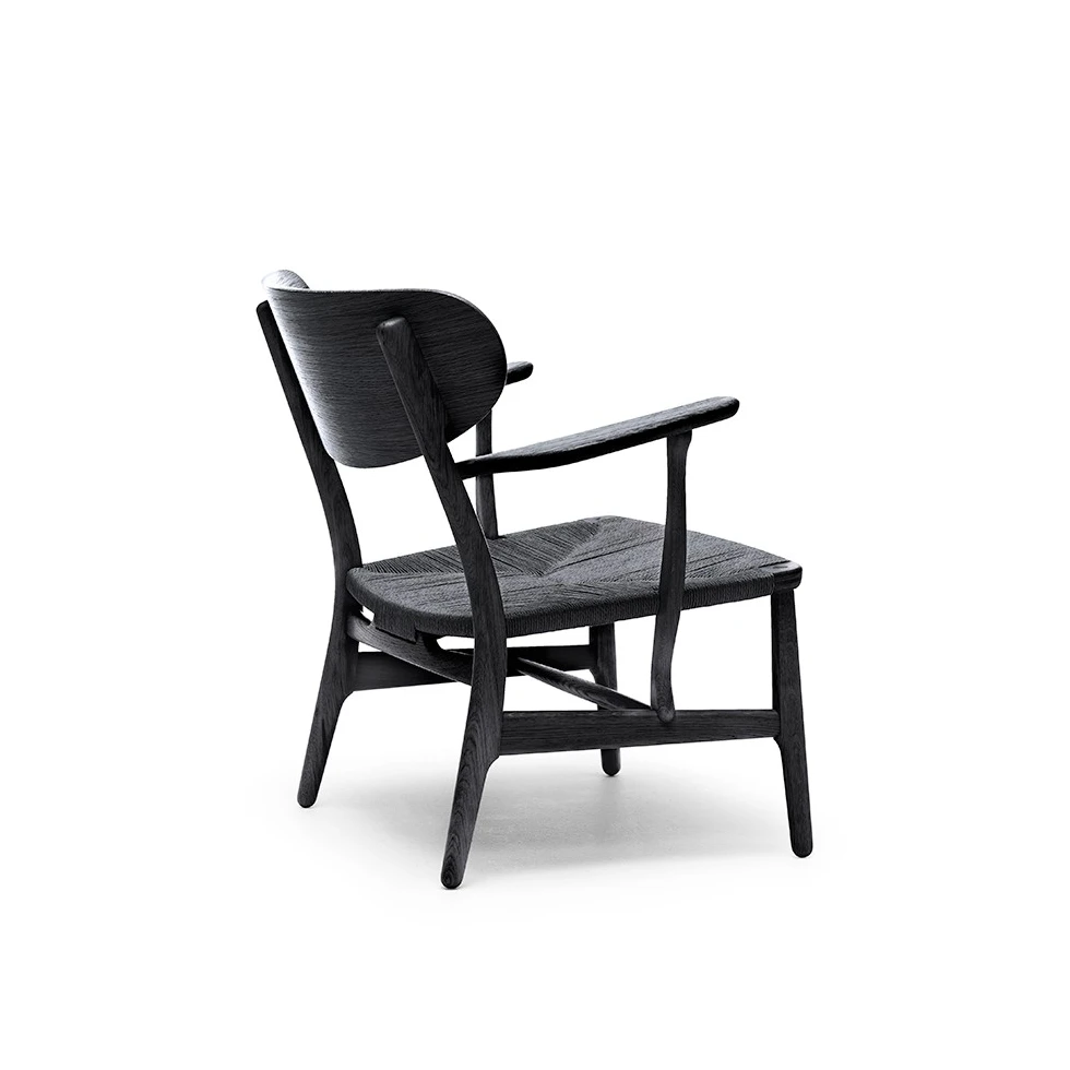 Drewniany fotel CH22 Black Carl Hansen & Søn