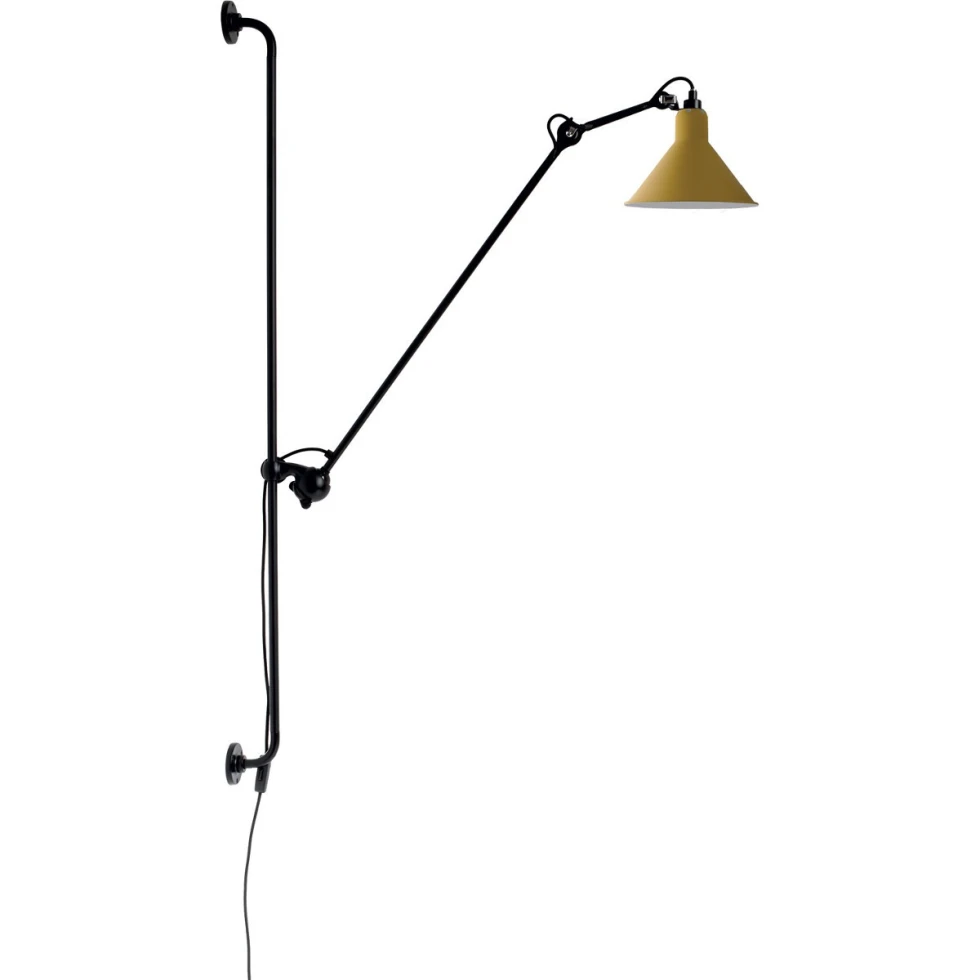 Regulowana lampa ścienna 214 Atypical Lampe Gras DCW Editions